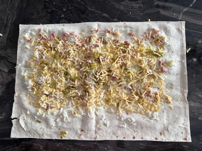 Tuno ritinėliai Žingsnis 4