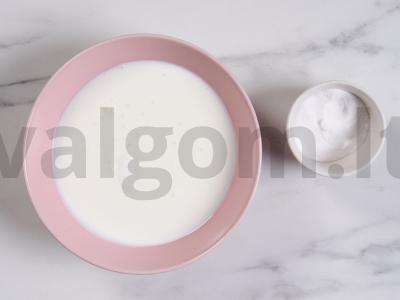 Pyragas su faršu ant kefyro Žingsnis 2