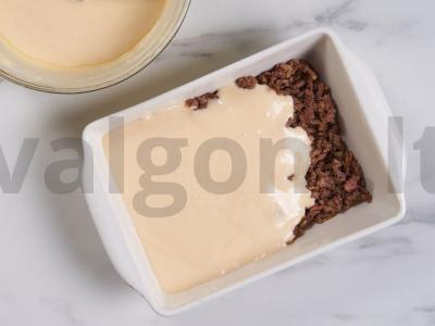 Pyragas su faršu ant kefyro Žingsnis 9