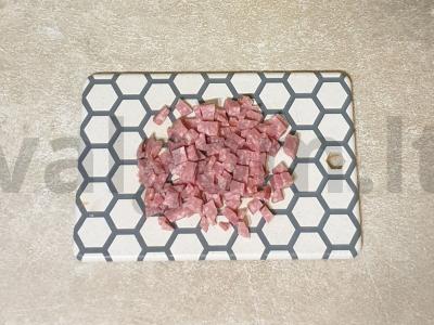 Morkų salotas su dešra Žingsnis 2