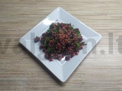 Kvinojos ir burokėlių salotos Žingsnis 6