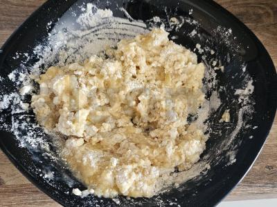 Bananų-varškės blynai prie arbatos Žingsnis 3