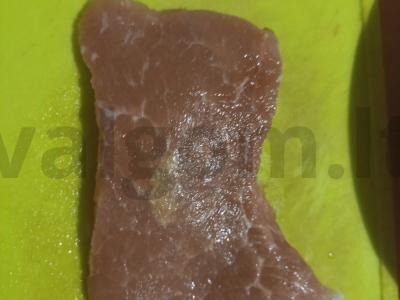 Keptas mėsa su pievagrybiais Žingsnis 1