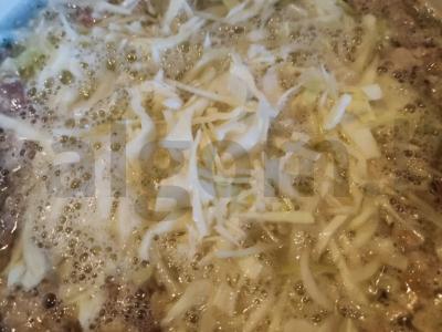 Šviežių kopūstų sriuba su troškiniu Žingsnis 5