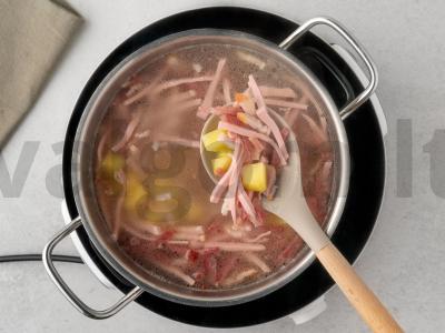 Sūris su alyvuogėmis ir rūkytais produktais Žingsnis 4