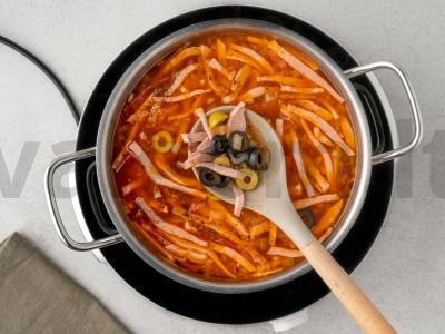 Sūris su alyvuogėmis ir rūkytais produktais Žingsnis 8