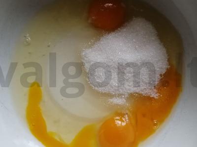 Šokoladinis keksiukas desertui Žingsnis 1