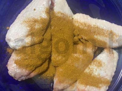 Aštrūs vištienos sparneliai su topinambūrų sirupu Žingsnis 1