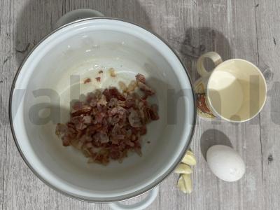 Karbonaara iš „Čižiko ir Mišos“ Žingsnis 2