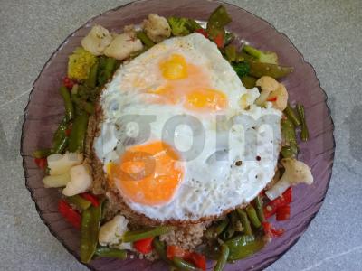 Pusryčiai su quinoa ir daržovėmis Žingsnis 7