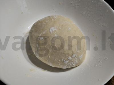 Rulonas su marmeladu arbatai Žingsnis 1