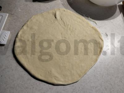 Rulonas su marmeladu arbatai Žingsnis 2