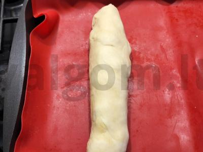 Rulonas su marmeladu arbatai Žingsnis 4