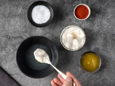 Salotos su upėtakiu ir avokadu Žingsnis 5