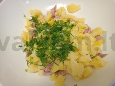 Burokėlių sriuba su grietine ir beržų sultimis bei antis filė Žingsnis 2