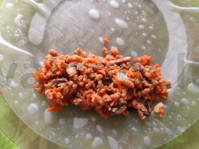 Blynai su sojų faršu ir šampinjonais „Nem“ Žingsnis 5