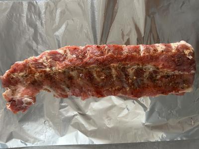 Aštrūs kiaulienos šonkauliai su česnaku Žingsnis 2