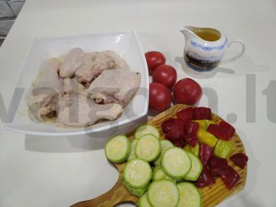 Kepti daržovės su sultinga vištiena Žingsnis 2