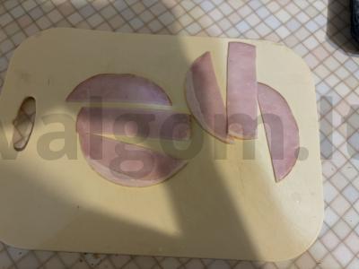 Skani užkanda su salotų lapais Žingsnis 2