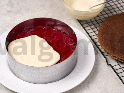 Mūsų tortas su avietėmis pradedantiesiems Žingsnis 8