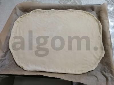 Pica su grybais ir dešra Žingsnis 3