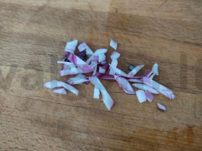 Salotos su šviežiais daržovėmis ir kukurūzais Žingsnis 2