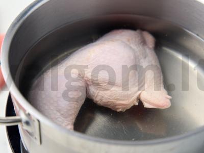 Vištienos šaltibarščiai Žingsnis 1