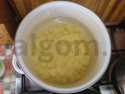 Bulvių sriuba su bekonu Žingsnis 2