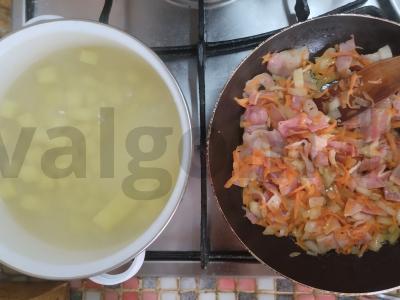 Bulvių sriuba su bekonu Žingsnis 7