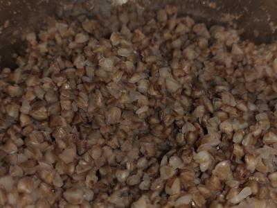 Grikių košė su troškinta kiauliena lečo Žingsnis 1