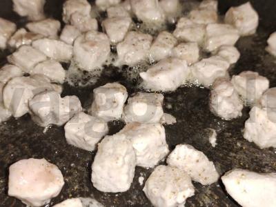 Grikių košė su troškinta kiauliena lečo Žingsnis 4