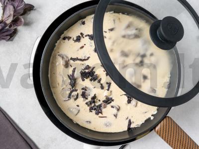 Kalakutų širdelės grietinėlės padaže Žingsnis 5