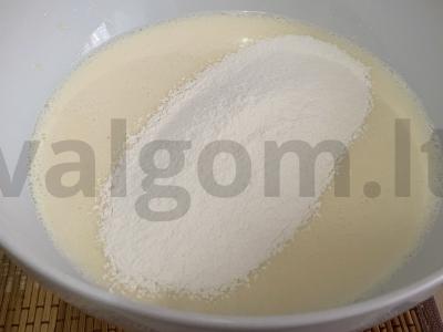 Blynai ant išrūginto pieno Žingsnis 4