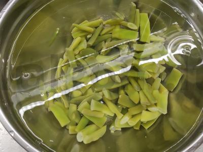 Blanširuoti pupelės žiemai Žingsnis 4