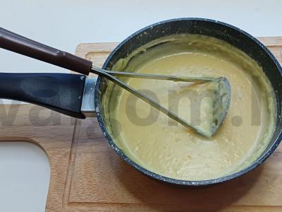 Žirnių piurė su grietinėlėmis Žingsnis 4