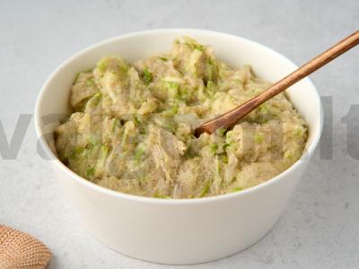 Kepti vištienos kotletai su cukinijomis Žingsnis 4