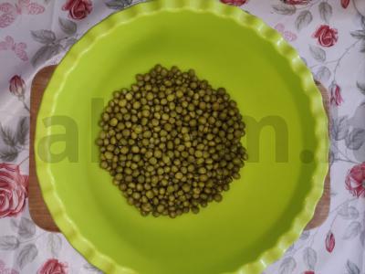 Salotas su šprotais ir žaliu žirneliu Žingsnis 1