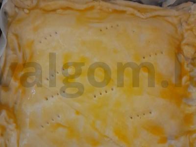 Sūrio ir svogūnų pyragas Žingsnis 5