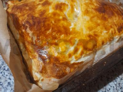 Sūrio ir svogūnų pyragas Žingsnis 6