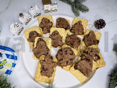 Šokoladinis varškės desertas su sausainiais Žingsnis 8