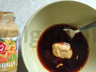 Sultinga antis medaus-garstyčių marinate Žingsnis 3