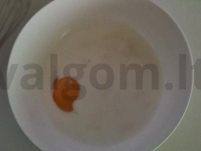 Blynai su cukranendrių cukrumi Žingsnis 1