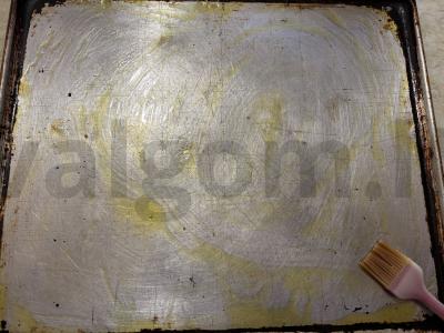 Rudai pica su sultinga įdaru Žingsnis 1