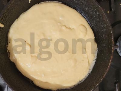 Grietinės ryžių blynai su avietėmis Žingsnis 2