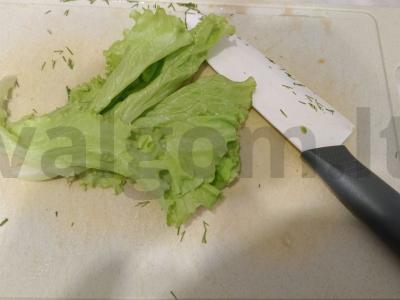 Daržovių salotas su sezamu Žingsnis 3