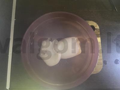 Įdaryta kalmarai su ryžiais ir grybais Žingsnis 5