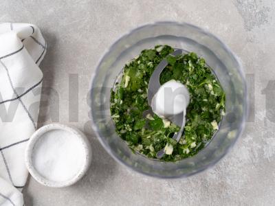 Tevzi kindzmari su ešeriu Žingsnis 4