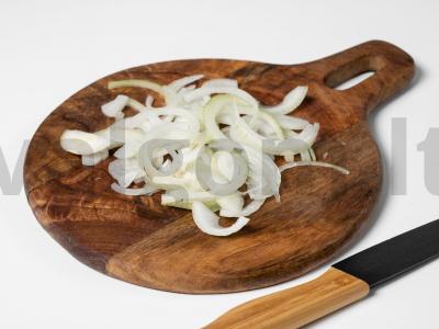 Bulvių apkepas su faršu lėtoje viryklėje Žingsnis 6