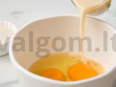 Azijietiškas žalias omletas Žingsnis 1