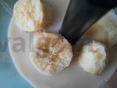 Blynai su kerobu ir bananais Žingsnis 1